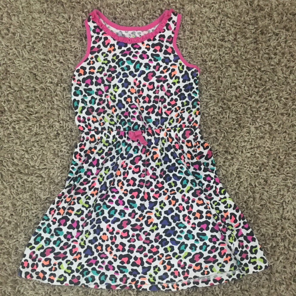 Girls Leopard Print Dress